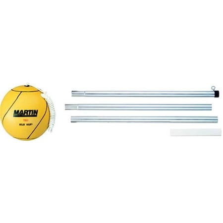 Dick Martin Sports Dick Martin Sports Mast810 Tetherball-Rubber Nylon Wound With Rope MAST810